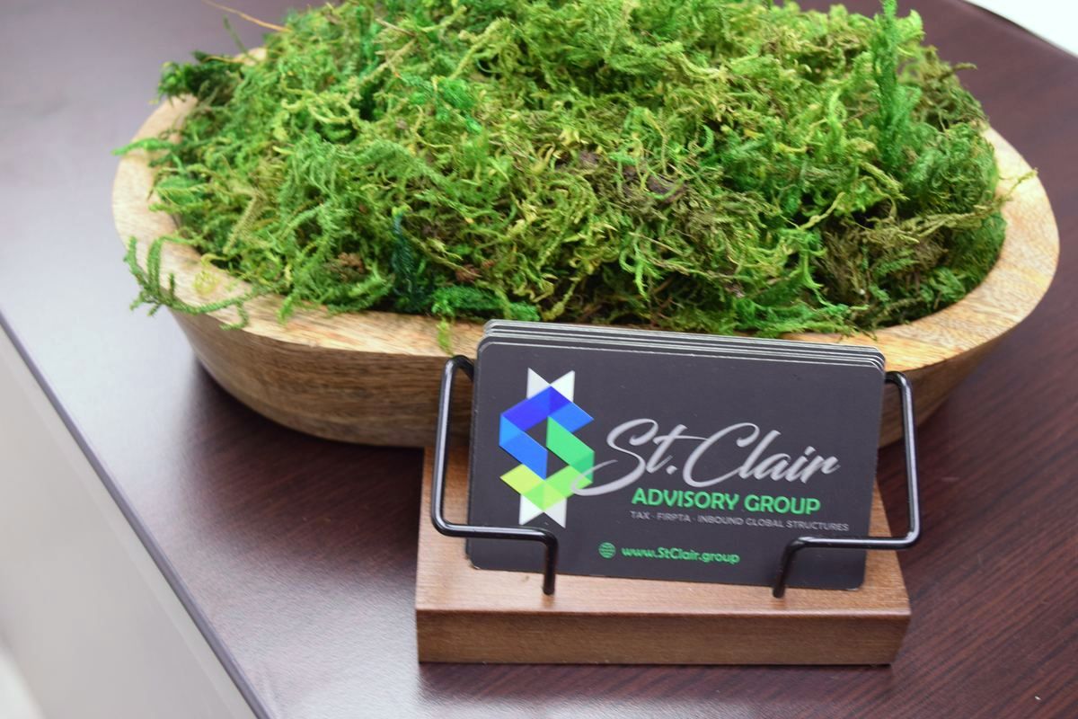 St. Clair Advisory Group business card